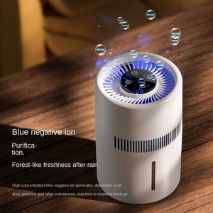 Cool-Mist Impeller Humidifier 2.0L 500W Medium Compact No Mist Evaporative <b>Air</b> Humidifier Filter USB-Powered Low Noise Night - Product Image 5