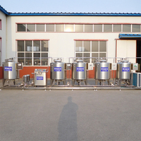 Machine de fabricant du yaourt 150L/chaîne de production de yaourt avec le pasteurisateur de lait de fermentation