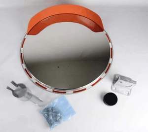 مرآة محدبة, 50 60 76 80 100 سنتيمتر الفولاذ المقاوم للصدأ سيارة سلامة على الطرق مواقف السيارات مقعرة صغيرة ضوء مفتاح عاكس ديكور الشارع مرآة محدبة - Product Image 4