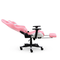 Chaise de jeu inclinable pivotante en cuir PU avec dossier haut, accoudoirs 3D, mousse haute densité et base métallique – Vente en gros personnalisée