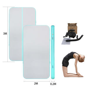 Usine <span class=keywords><strong>4</strong></span> "ou 8" épaisseur 3m/5m/6m/10m/12m longueur tapis de gymnastique piste d'air gonflable gymnastique tapis de dégringolade plate-forme <span class=keywords><strong>Airtrack</strong></span> - Product Image 2