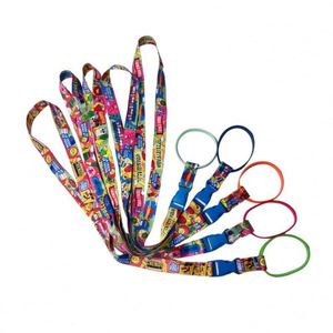 Personalized Logo Custom Polyester Heat Transfer Printed Adjustable Length Wine Beer Water Bottle Cup Holder Neck Strap Lanyard
