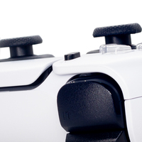 Partie de jeu professionnelle ergonomique en plastique solide hauteur augmentée boutons de partage et d'options pour manette PS5 personnalisée
