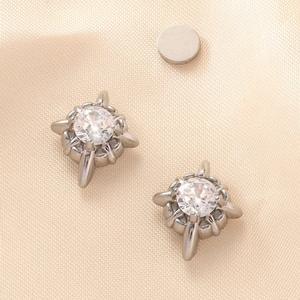 Pendientes con clip de aleación de zinc en forma de estrella para hombres, joyería de moda para fiestas - Product Image 5