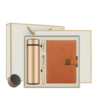 Nouvelle promotion 2025 : Coffret cadeau d'affaires avec tasse isotherme en acier inoxydable, stylo et carnet en cuir pour la Saint-Valentin et la Fête des Mères