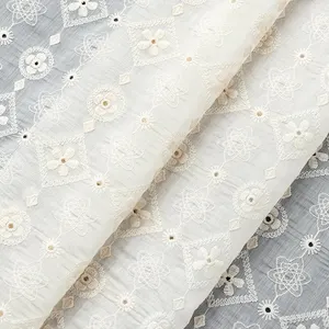 High Quality Flower Embroidery Used Goods European Bridal Lace