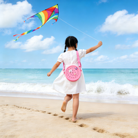 CHINFAI Nouvelle Collection Mini Sac Bandoulière en Silicone, Sac Jelly de Plage Estival, Sacs à Main Enfants, Mini Sacs Bandoulière