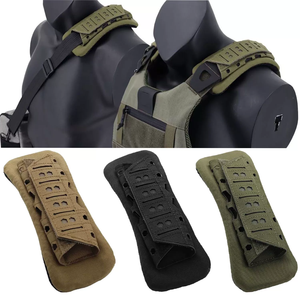 DFS0304 Coussinets d'épaule tactiques personnalisés en camouflage découpé au laser pour gilet, coussinets de sac à dos d'extérieur en maille souple - Product Image 3