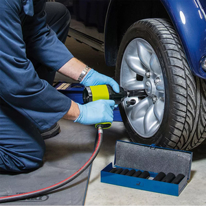 20 pcs <span class=keywords><strong>1</strong></span>/2 inch màu đen sâu dài Metric Hex tác động không khí xoay cờ lê ổ cắm Kit Set - Product Image 6