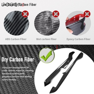 Center Console Versnellingspook Zijtrim voor Corvette C8 Z06 ZR1 Stingray 2026+ Echt Carbon Fiber Interieur Accessoires 2 Stuks - Product Image 6