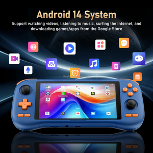 Consoles <span class=keywords><strong>de</strong></span> jeux vidéo K56 Mini Classic Games, 128 Go, écran tactile <span class=keywords><strong>de</strong></span> haute qualité <span class=keywords><strong>de</strong></span> 5,5 pouces, Wi-Fi, Android 14, 5000 mAh, cadeau pour la fête des enfants - Product Image 3