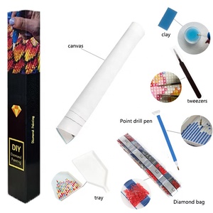 Peinture au diamant 5D DIY, kits d'art diamanté pour débutants, décoration intérieure, peinture par numéros, décoration de chambre à coucher pour couples - Product Image 3