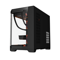 Nouveau design boîtier ATX verre trempé pleine tour boîtier PC effet ARGB boîtier d'ordinateur de bureau châssis de jeu pc mi-tour