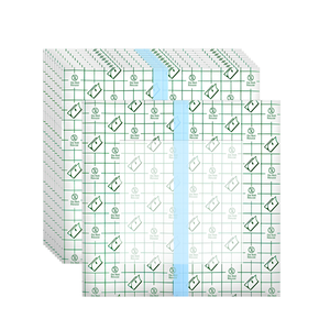 Protège-sac d'ostomie imperméable certifié MasterCE Classe I 20x20cm, film protecteur adhésif pour stoma sous la douche, pansement de protection - Product Image 1