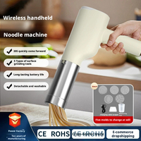 Machine à pâtes domestique en plastique, entièrement automatique, petite, électrique, portative, pour pâtes jusqu'à 400g