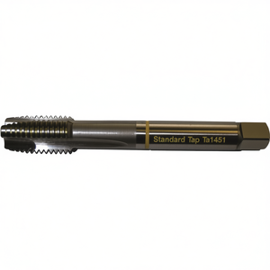 Macho de roscar estándar Ta1451 sin recubrimiento para orificios pasantes, tolerancia 6H, machos y terrajas - Product Image 2