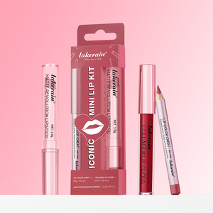 Kit de soin des lèvres Lakerain Iconic Mini 3 en 1 : Crayon à lèvres, Rouge à lèvres mat révolutionnaire, <span class=keywords><strong>Gloss</strong></span> à lèvres au collagène. Kits pour les lèvres, Marque privée, Personnalisable. - Product Image 6