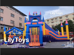 Lilytoys Bán Buôn Inflat Nhảy Bơm Hơi Khổng Lồ Nhà Bị Trả Lại Thương Mại Lâu Đài Bouncy Với Slide <span class=keywords><strong>Combo</strong></span> - Product Image 3
