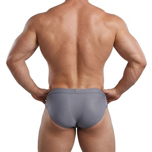 Classic Style Low-Rise Breathable <strong>Mesh</strong> Knitted Seamless Tight Spandex/Nylon Free Sample <strong>Men</strong> Bikini Briefs Sexy Pouch <strong>Underwear</strong> - Product Image 4