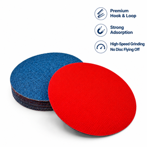 Disco de Lijado de Alúmina de Circonio Azul de 5-6 Pulgadas con Velcro para Tela Abrasiva de Fibra, Grano 40-320 para Metal y Madera, <span class=keywords><strong>Lijadora</strong></span> DA OEM PG - Product Image 1