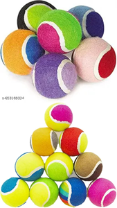 Balle de tennis pour chien personnalisable avec logo, haute élasticité, colorée, facile à attraper, pour jouer, mâcher et chasser, 2,5 pouces - Product Image 2