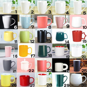 Taza con logotipo impreso personalizado Taza de porcelana blanca Regalo promocional Juego de tazas de café de cerámica con logotipo - Product Image 4