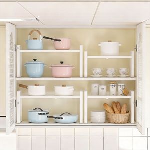 Sea Shark Telescopic <b>Kitchen</b> <b>Rack</b> Carbon Steel Multipurpose Storage Holder For Pots And Spices - Product Image 1