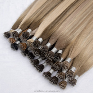 Extensions capillaires Yuanzhen de haute qualité à nano-anneaux, double épaisseur, pointe plate, cheveux russes, extensions à pointe plate en kératine - Product Image 2