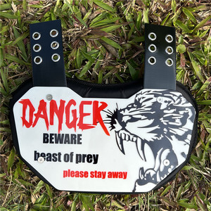 Équipement de protection pour le football américain : Plaque dorsale, protège-épaules et protège-dos inférieur pour adultes et jeunes, réparables - Product Image 4