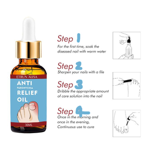 ETRUN ALISA Marque privée <span class=keywords><strong>Huile</strong></span> anti-paronychie endommagée et décoloration <span class=keywords><strong>Huile</strong></span> de soulagement des champignons pour les ongles d'orteils - Product Image 5