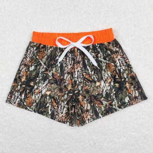 Pantalones Cortos Casuales para Niños Pequeños, Color Azul Marino y Verde Camuflaje, Transpirables, con Cintura Elástica y Bolsillos, Pantalones Cortos de Verano para Niños - Product Image 2