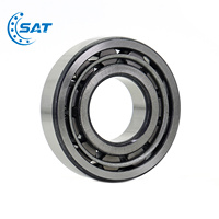 Roulement à rouleaux cylindriques à double rangée robuste NN3012, roulement de broche de tour de haute précision avec cage en laiton