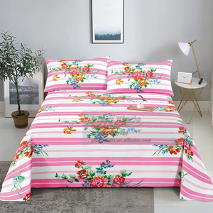 Fábrica Ofrece Sábanas Dobles a Precios Superbajos para Exportación a África. Sábanas y Productos de Cama Estampados al por Mayor. - Product Image 6