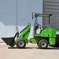 SPEDIZIONE GRATUITA Mini Caricatore Frontale Elettrico a Prezzo Conveniente, Motore ad Alta Potenza con Batteria al Litio PLC, Pompa del Cambio da 3140mm, 600kg