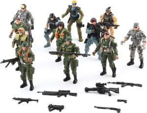 Set de Figuras de Acción de Soldados Personalizados con Accesorios de Armas Militares - Product Image 5