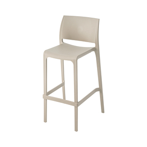 Silla de Bar Moderna con Asiento de Plástico, Taburete Alto Económico para el Hogar o la Cocina del Hotel, Muebles de Bar - Product Image 1