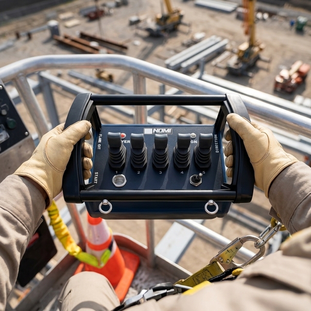 Hydraulic Proportional Remote for Aerial Work Vehicle Wireless Joystick for Precise Lift Platform Control