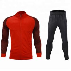 OEM survêtement personnalisé de haute qualité à manches longues prix bon marché deux pièces dernière conception fermeture éclair coton matériel hommes survêtements d'hiver - Product Image 5