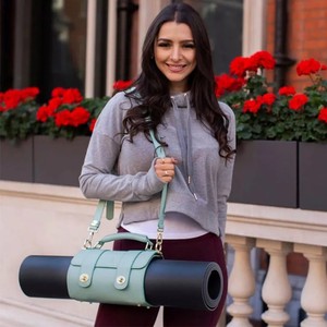 <span class=keywords><strong>Verde</strong></span> personalizado damas deportes de moda <span class=keywords><strong>bolsa</strong></span> de estera de yoga - Product Image 6