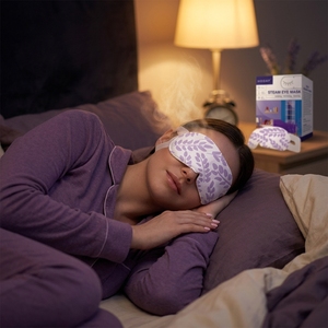 Dampf-Augenmaske Selbstheizende Wärmekompresse zur Linderung Trockener Augen Entspannung Schlafhilfe Tragbare Einweg-Augenmaske - Product Image 4