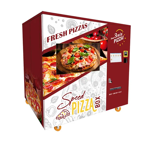 Bán Hot Pizza Buffet Đặt Hàng Máy Pizza Máy Bán Hàng Tự Động