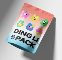 Sacs en plastique de qualité alimentaire avec logo personnalisé, cadeaux, jouets, mystère, Kpop, chasseur de démons, cadeaux de Noël, sacs aveugles avec fermeture éclair