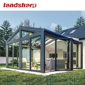 Vente en gros d'usine de style moderne, véranda d'extérieur de haute qualité à bas <span class=keywords><strong>prix</strong></span>, <span class=keywords><strong>maison</strong></span> en verre - Product Image 5