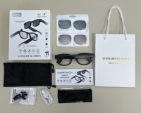 Lunettes Intelligentes AIMB-G1 à Succès : Caméra HD, Enregistrement Vidéo, Appels Bluetooth, Musique, Assistant Vocal, Traduction IA, Wi-Fi, 3 Lentilles, Lunettes de Soleil