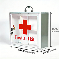 Boîte de présentation médicale pour pharmacie en alliage d'aluminium avec design portable et fermeture à clé pour un contrôle rapide des stocks, usage hospitalier