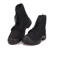 Chaussures de sécurité en toile AOXIANG respirantes à embout d'acier, baskets montantes confortables, anti-perforation, indestructibles, pour la construction, collection automne