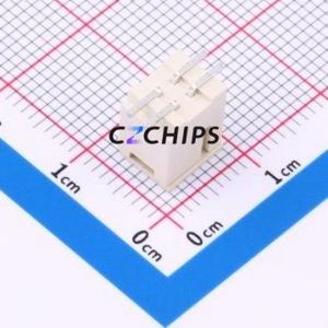 WAFER-PHB2.0-4PLB-GM Wire-to-Board Pin Header SMD,P=2mm Connector 2x2P 2mm Vertical Mount PHB - Product Image 2