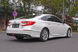 <b>For</b> Honda Accord 10.5th Gen 2018-2022 Body Kit Rear Bumper Splitters <b>Diffuser</b> Carbon Fiber Look Bumper Guard <b>Car</b> Accessories - Product Image 2