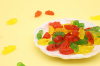 Bonbons gélifiés 3D dinosaures aux saveurs de fruits mélangées, vente en gros, collations pour enfants, étiquette privée personnalisée
