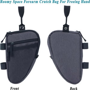 Muestra gratuita de muleta plegable axilar con puntas de goma, dispositivo médico para las manos y las axilas, bastón para caminar, muletas axilares con bolsa - Product Image 5